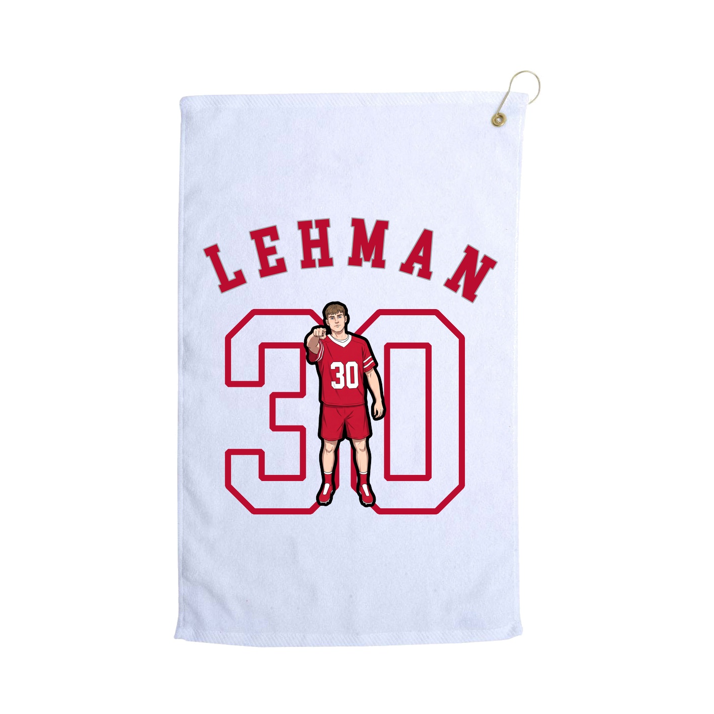 Golf Towel — Shirsey Arch in White