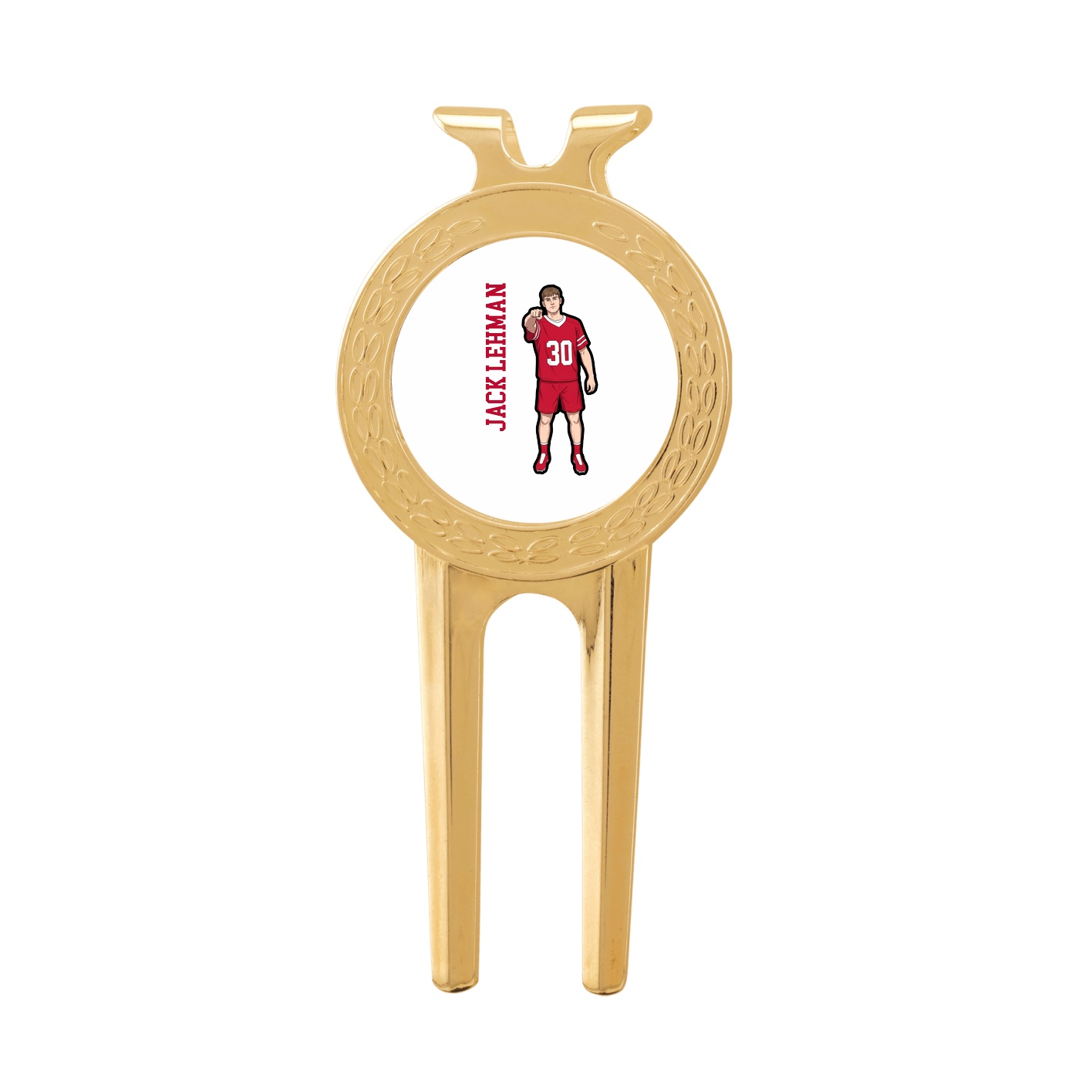 Divot Tool with Ball Marker — Name Vertical in Classic