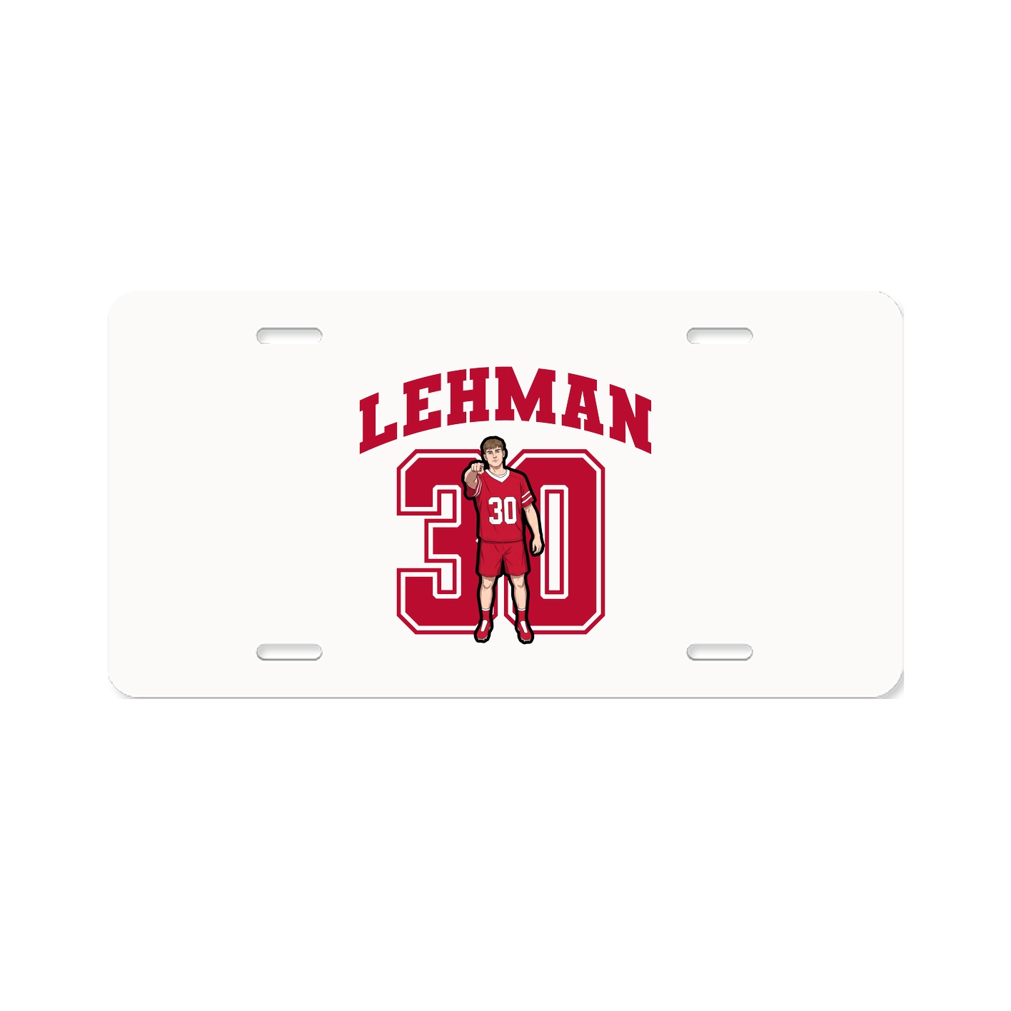 License Plate — Number in Classic