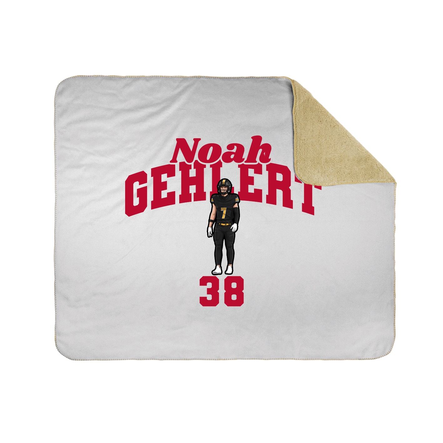 Throw Blanket — Signature Arch in White