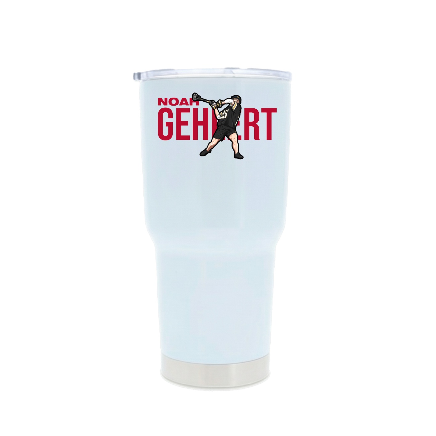 30oz Stainless Steel Tumbler — Player Name in White