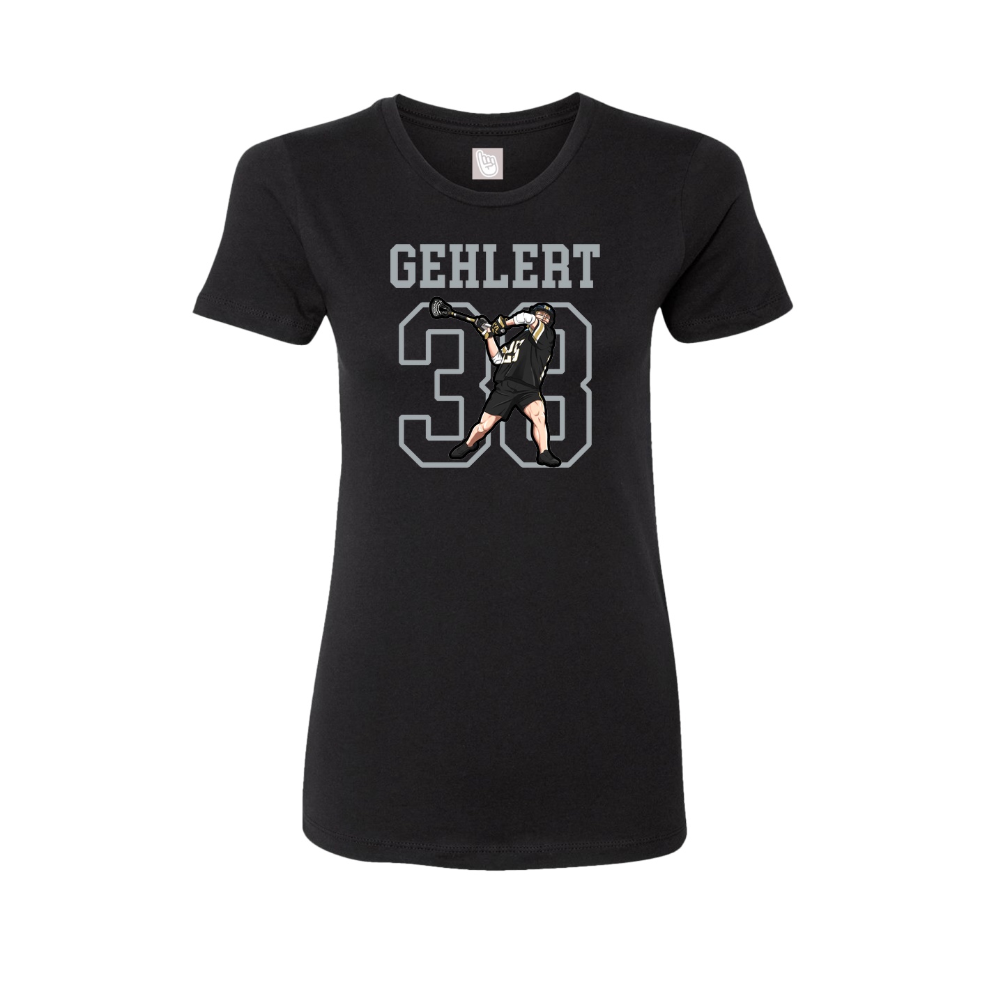 Fitted Women's Tee — Shirsey in Black