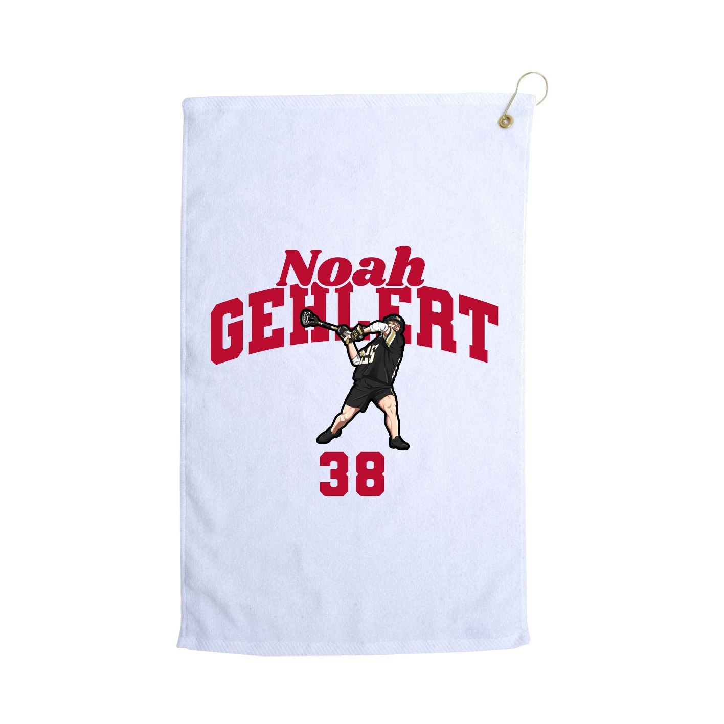 Golf Towel — Signature Arch in White
