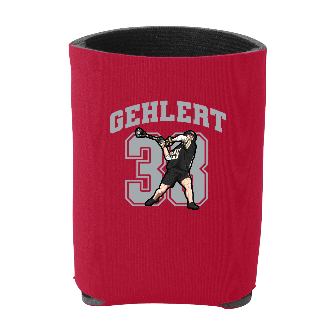Can Holder — Number in Red