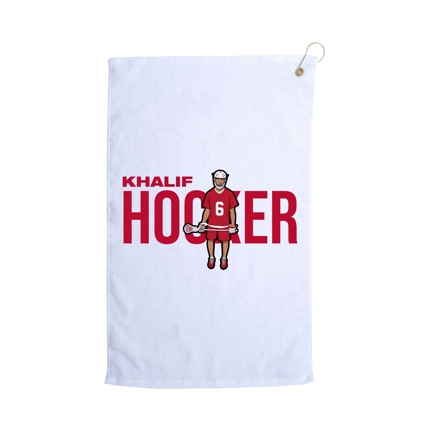 Golf Towel — Player Name in White