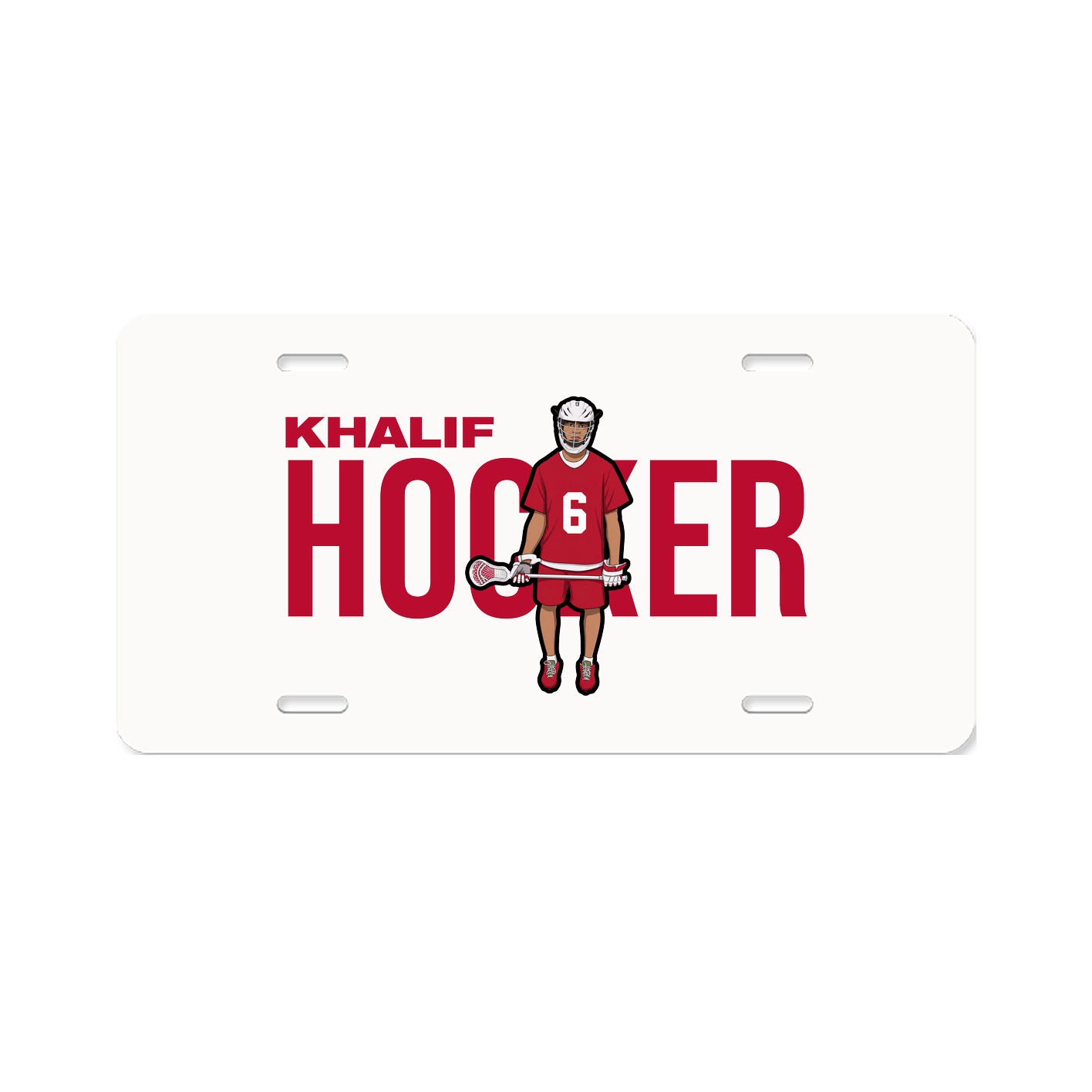 License Plate — Player Name in Classic