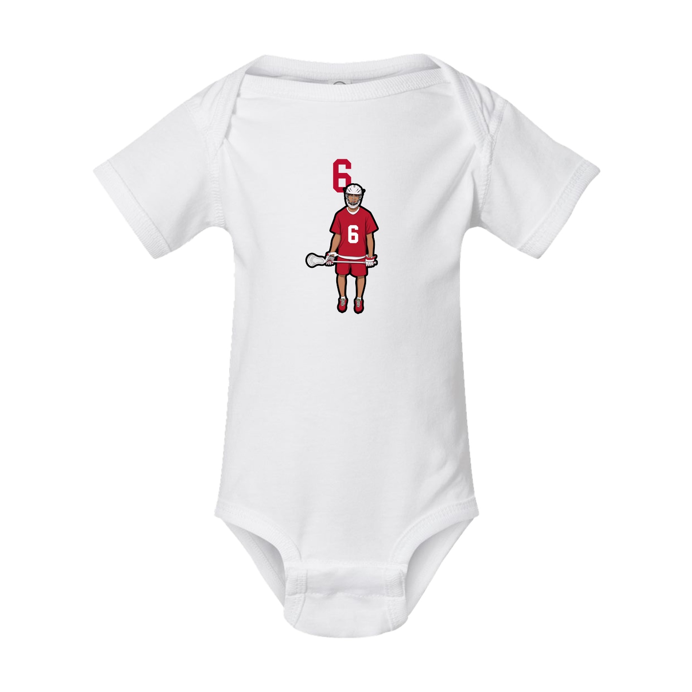 Baby Onesie — Number Top in White