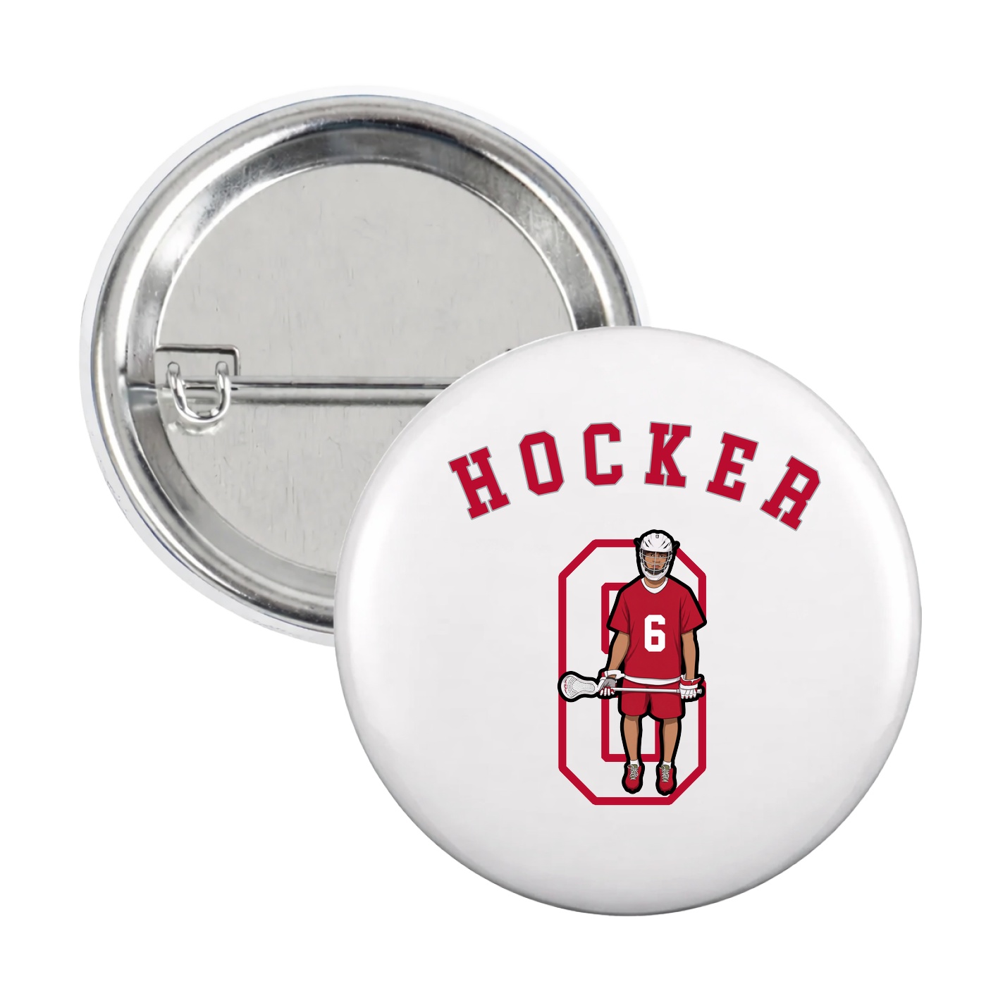 Game Day Button — Shirsey Arch in White