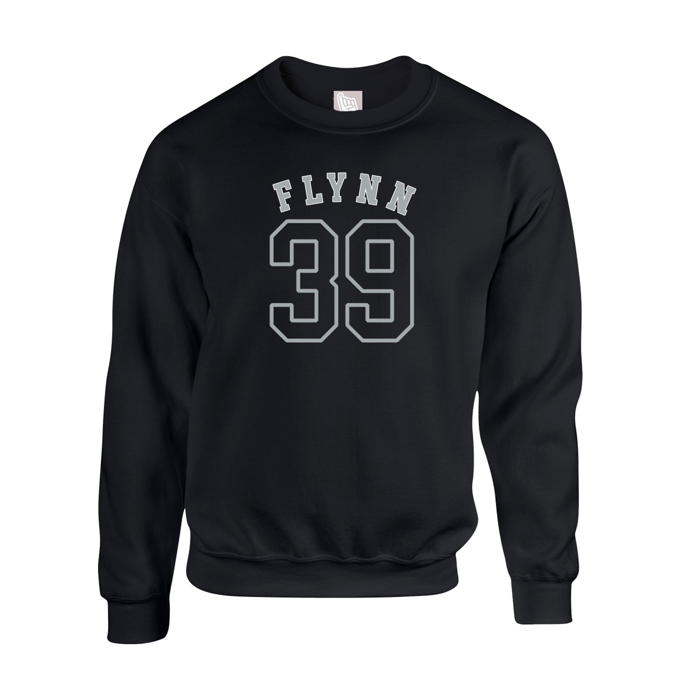 Fleece Crew — Shirsey Arch in Black