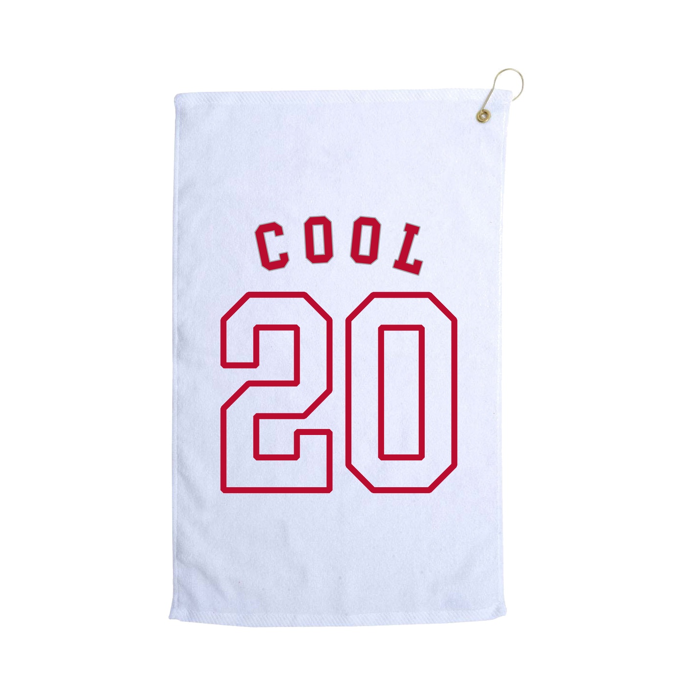 Golf Towel — Shirsey Arch in White