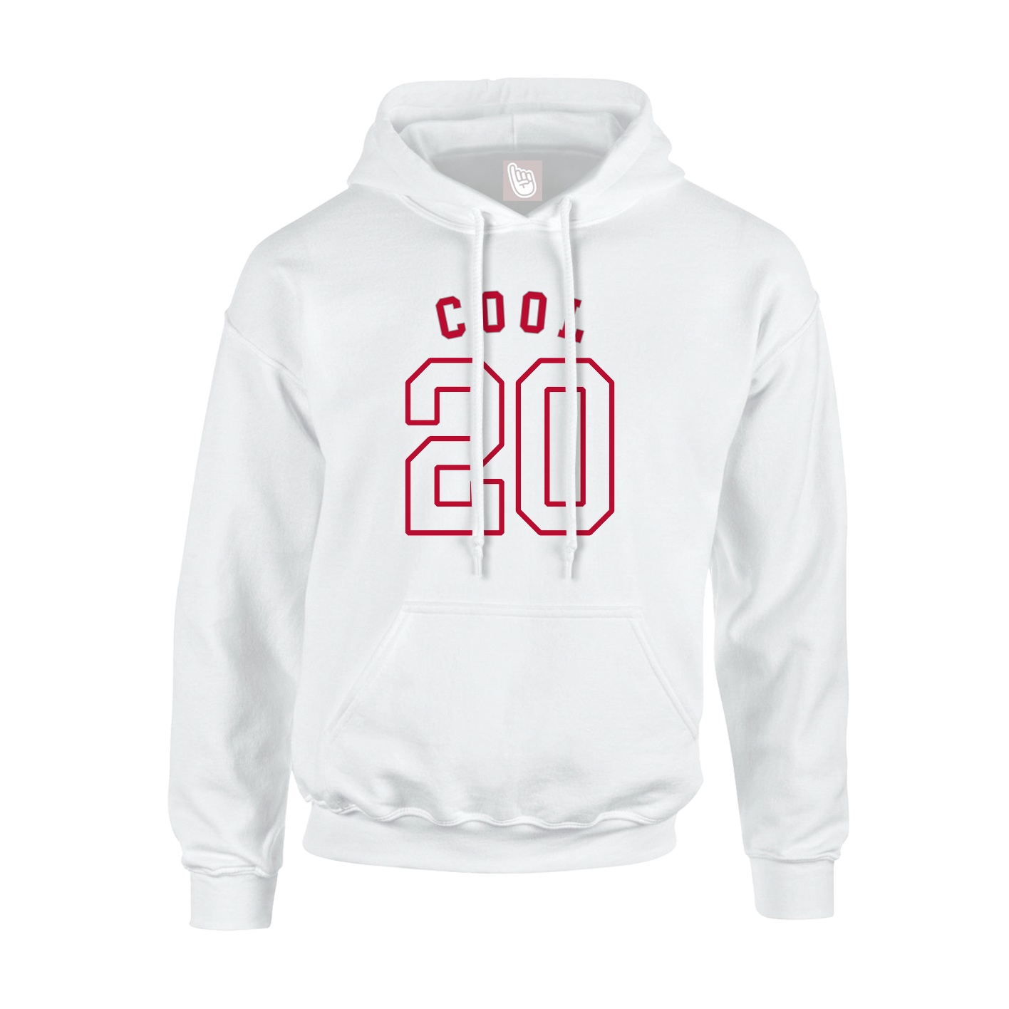 Hoodie — Shirsey Arch in White