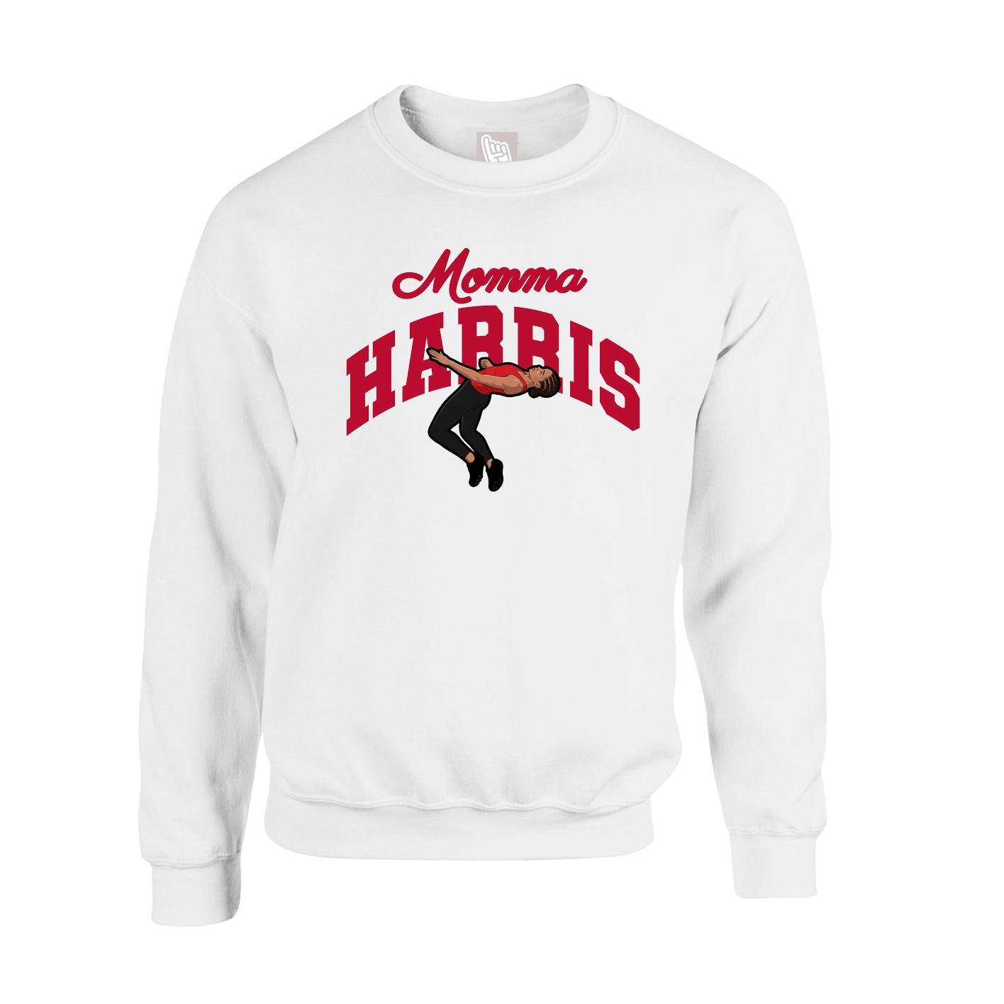 Fleece Crew — Mothers Day Arch in White