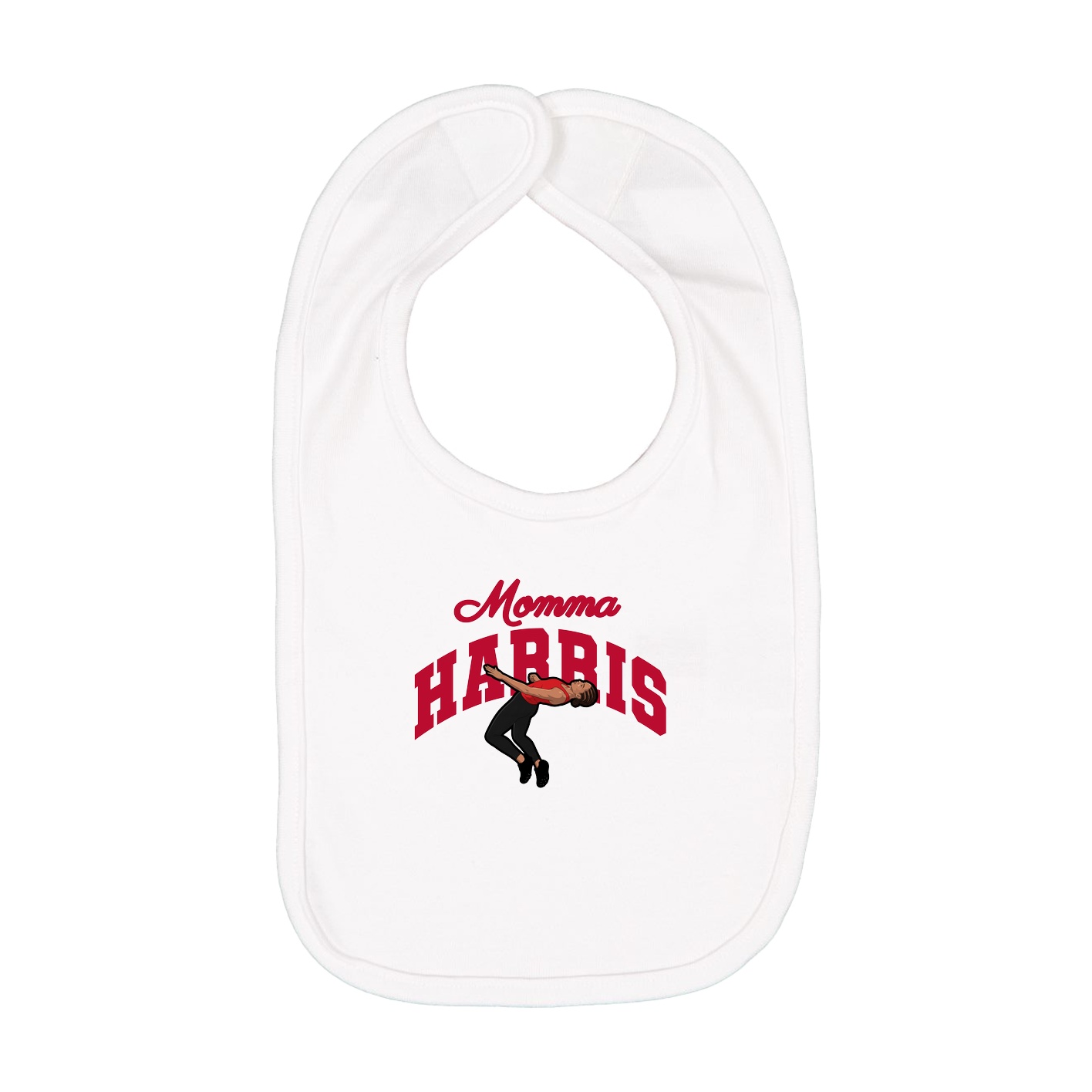 Infant Bib — Mothers Day Arch in White