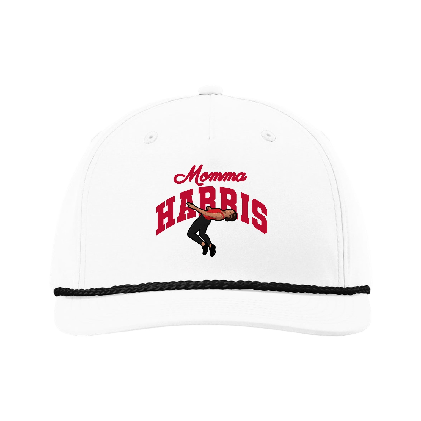 Five-Panel Classic Rope Cap — Mothers Day Arch in White
