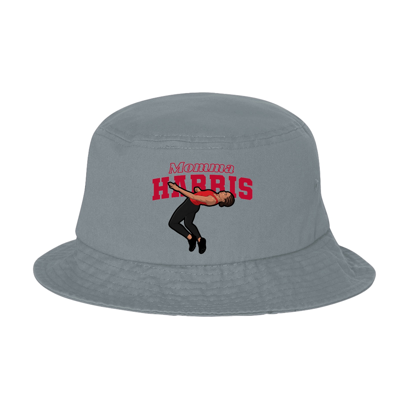 Bucket Cap — Mothers Day Block in Grey