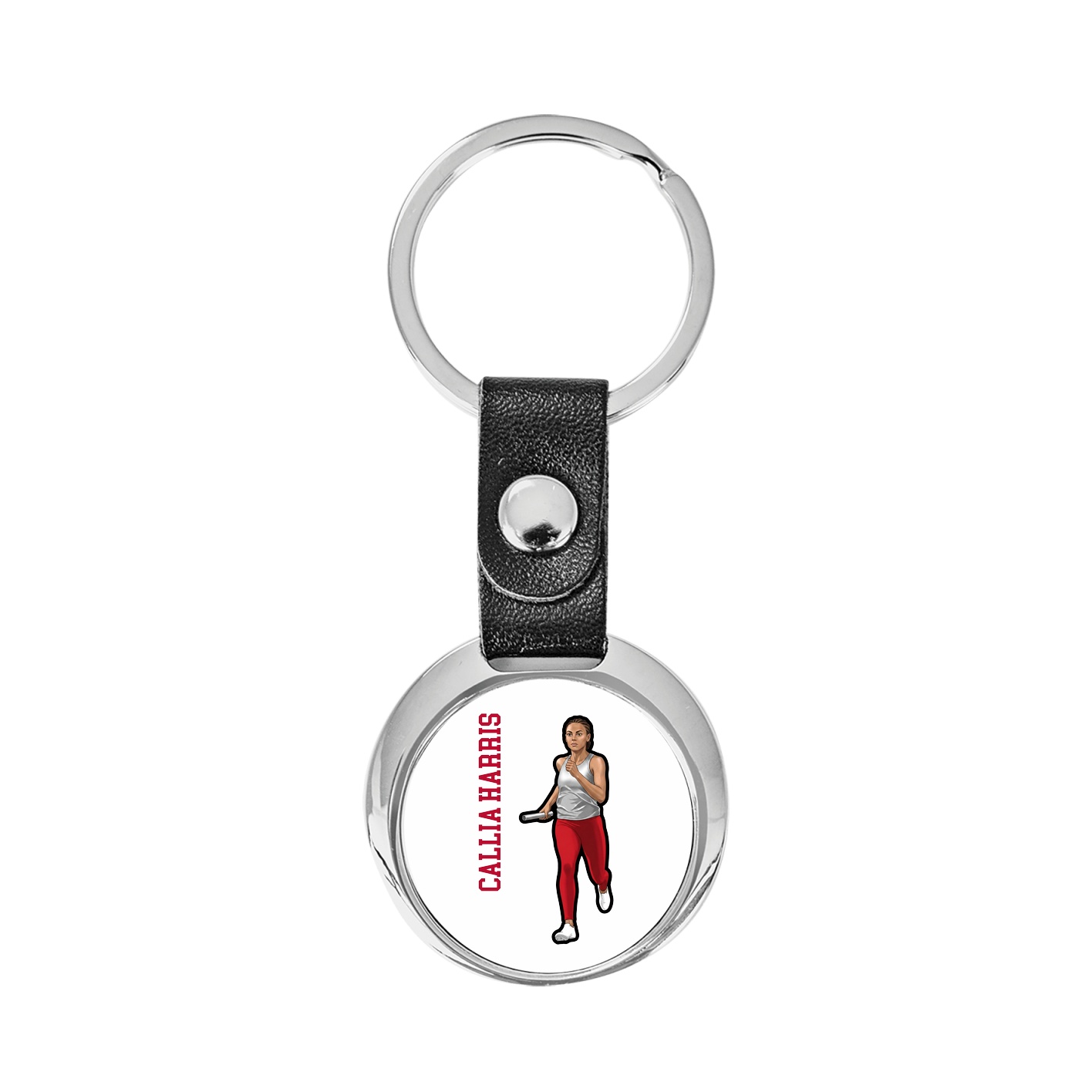 Key Chain — Name Vertical in Classic