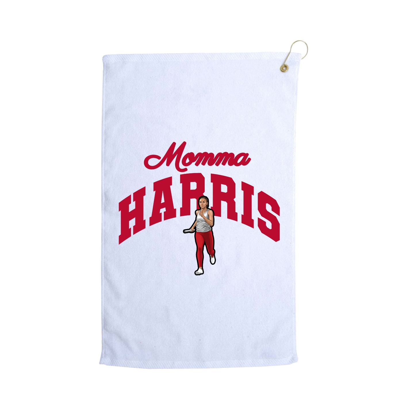 Golf Towel — Mothers Day Arch in White