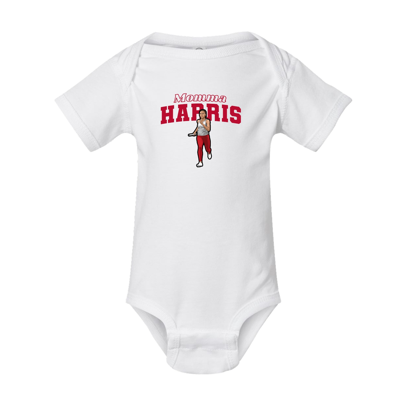 Baby Onesie — Mothers Day Block in White