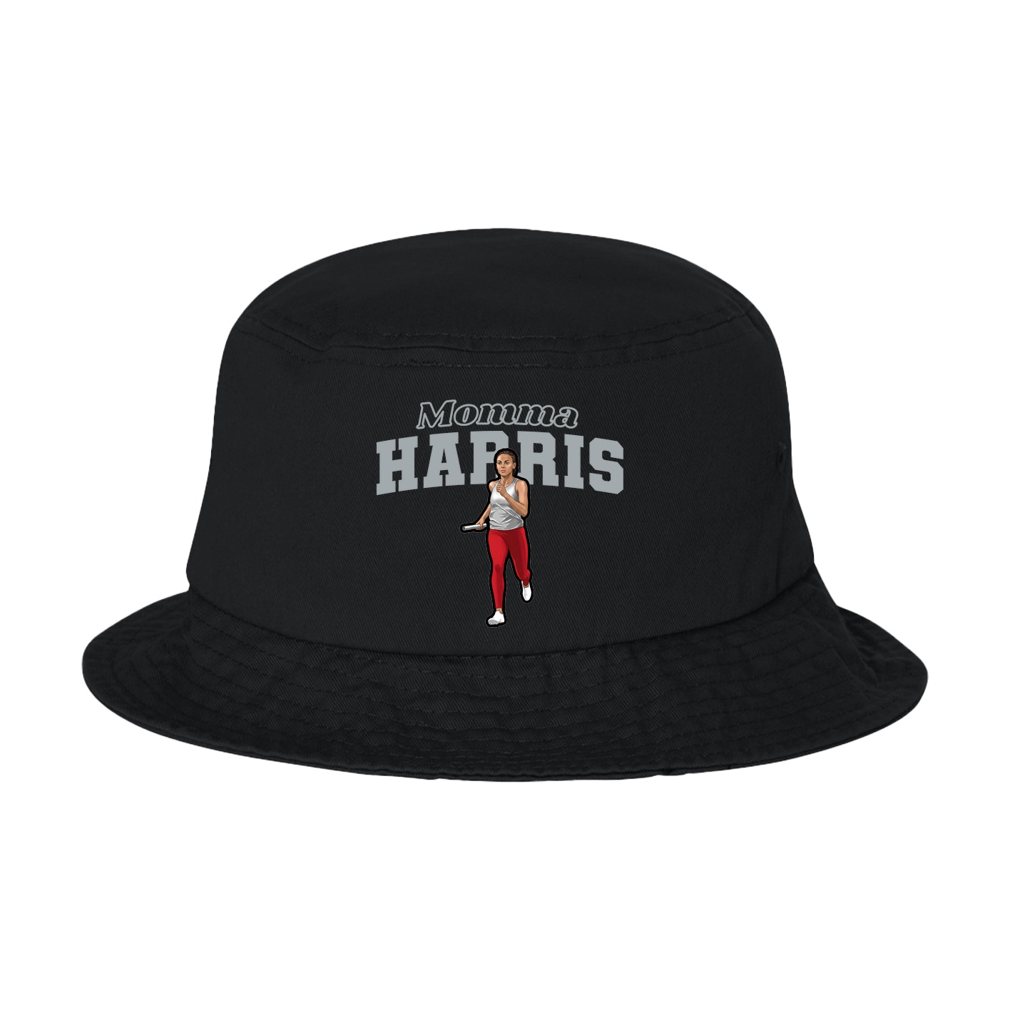 Bucket Cap — Mothers Day Block in Black