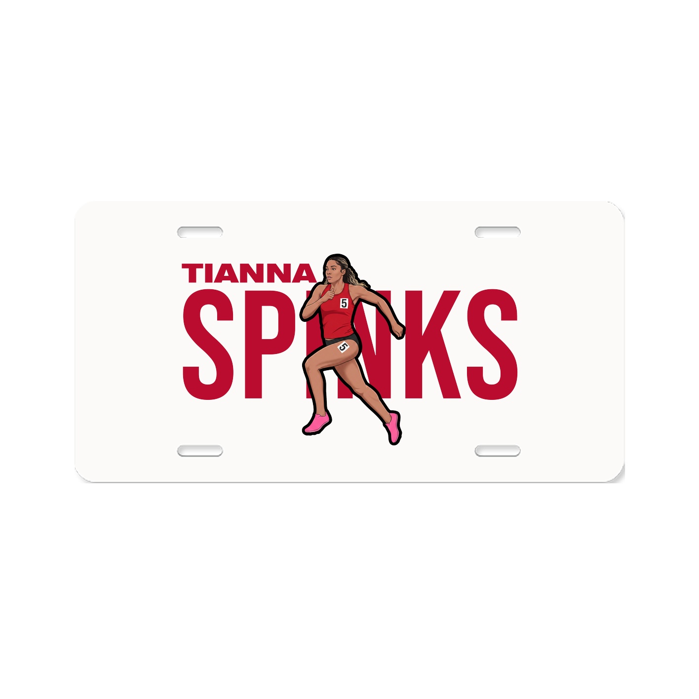 License Plate — Player Name in Classic