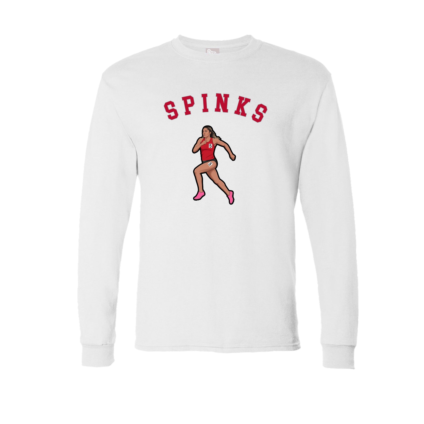 Long Sleeve Tee — Shirsey Arch in White