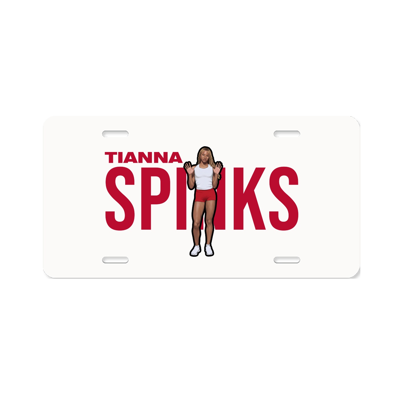 License Plate — Player Name in Classic