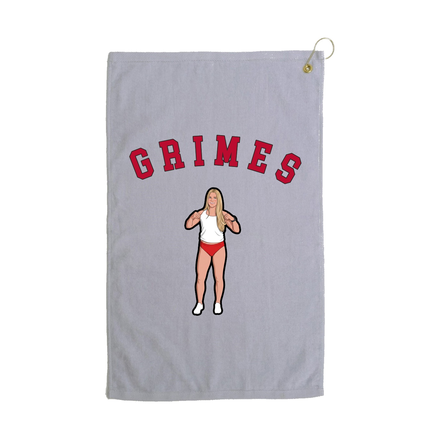 Golf Towel — Shirsey Arch in Grey