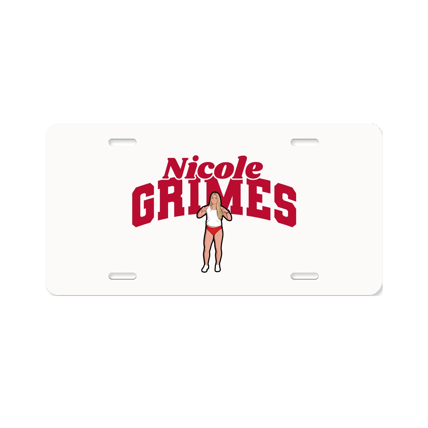 License Plate — Signature Arch in Classic