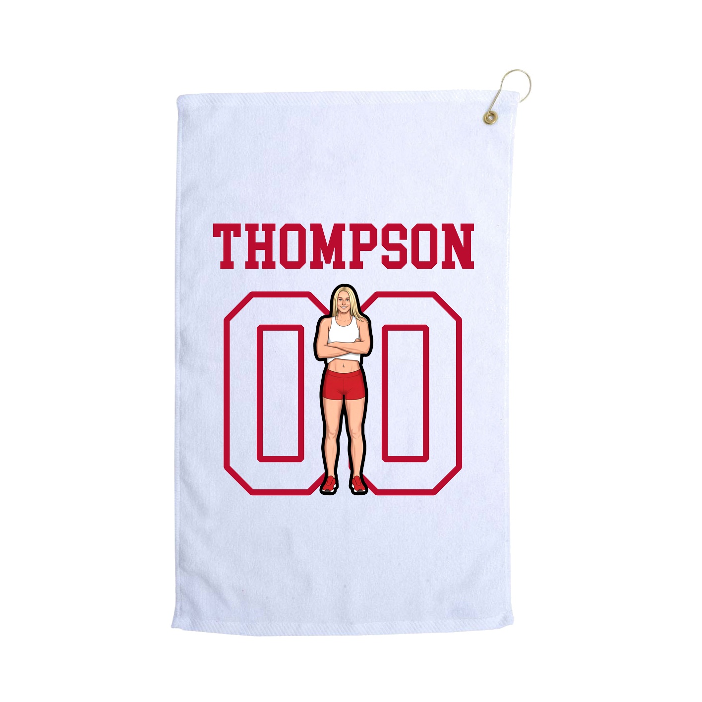 Golf Towel — Shirsey in White