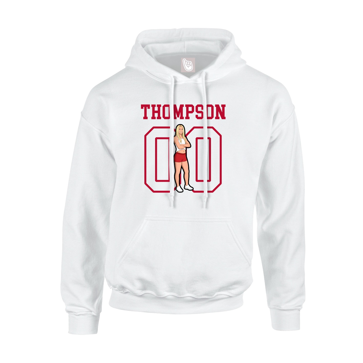Hoodie — Shirsey in White