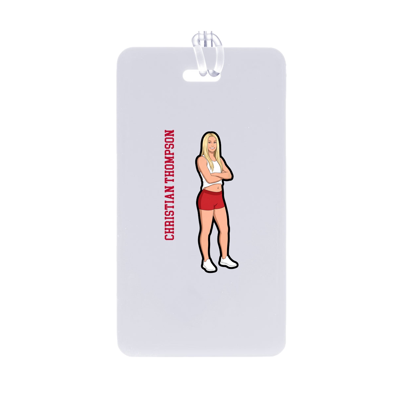 Bag Tag — Name Vertical in Classic