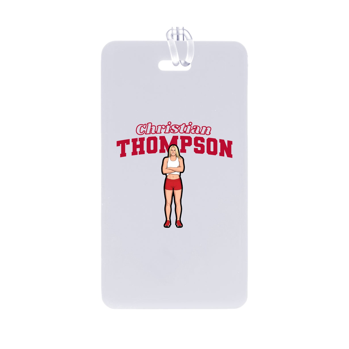 Bag Tag — Name Arch in Classic
