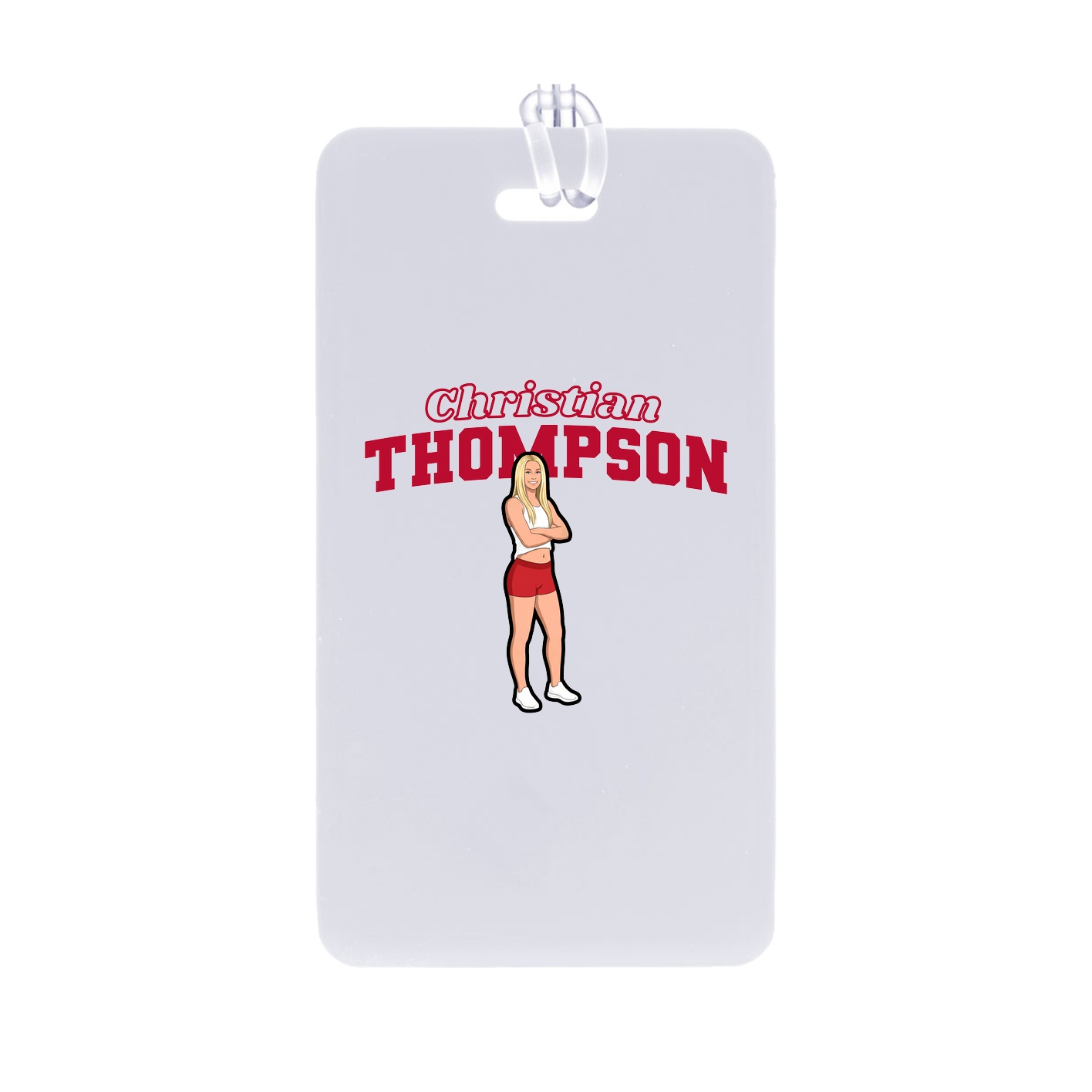Bag Tag — Name Arch in Classic