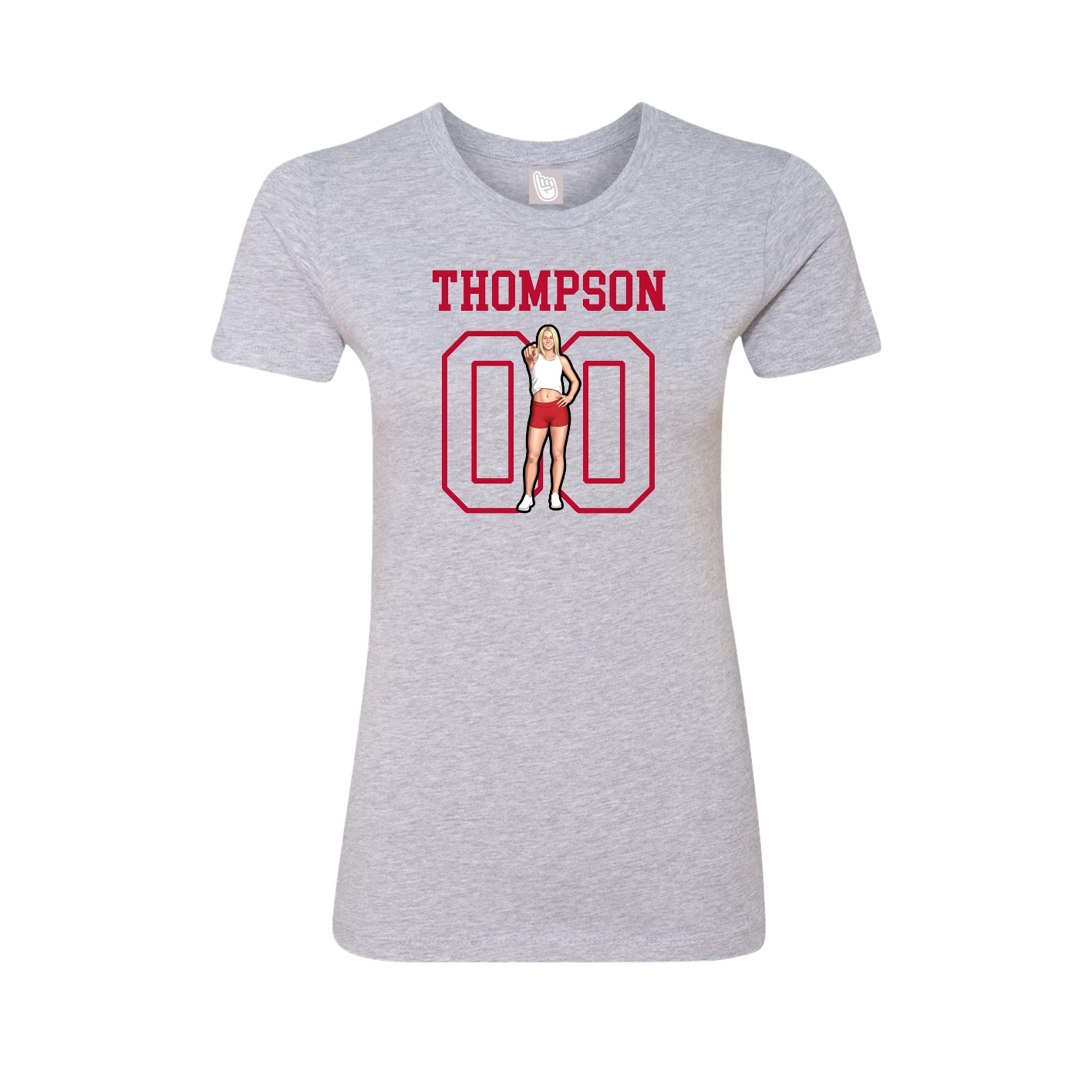 Fitted Women's Tee — Shirsey in Grey