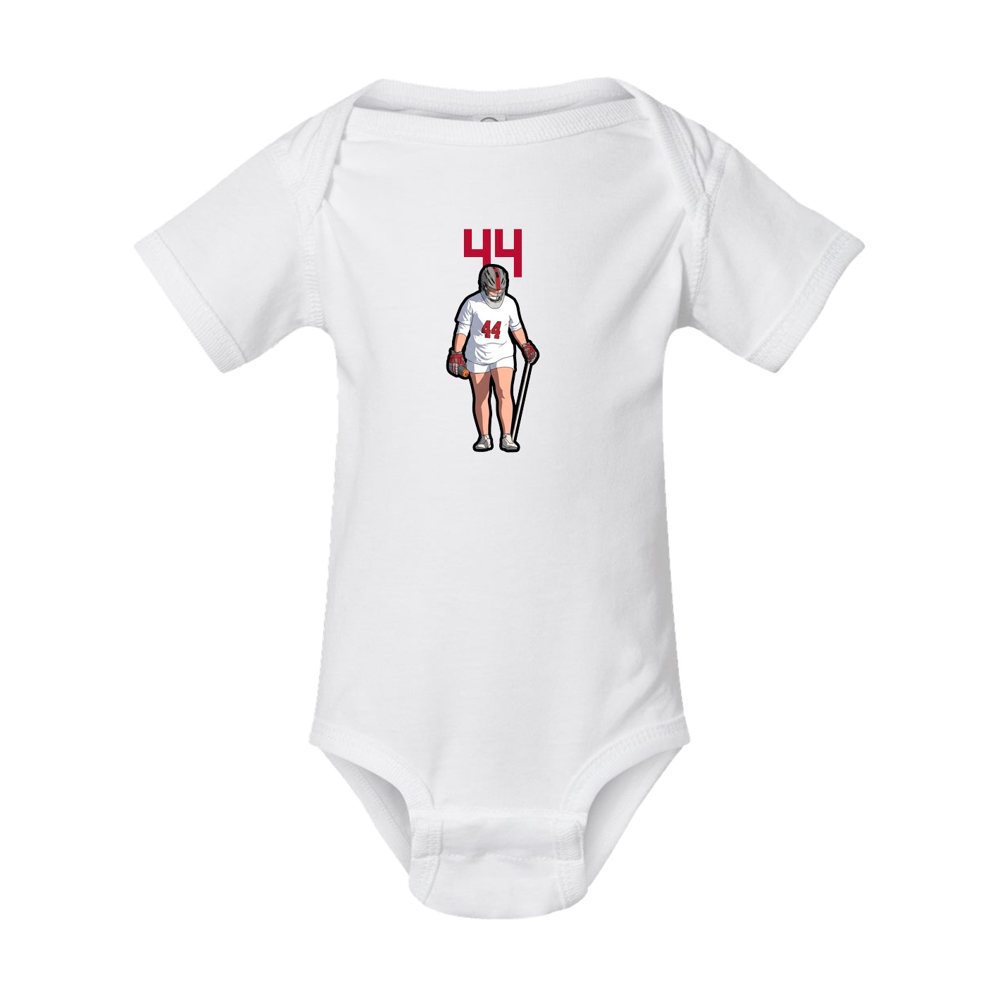 Baby Onesie — Number Top in White
