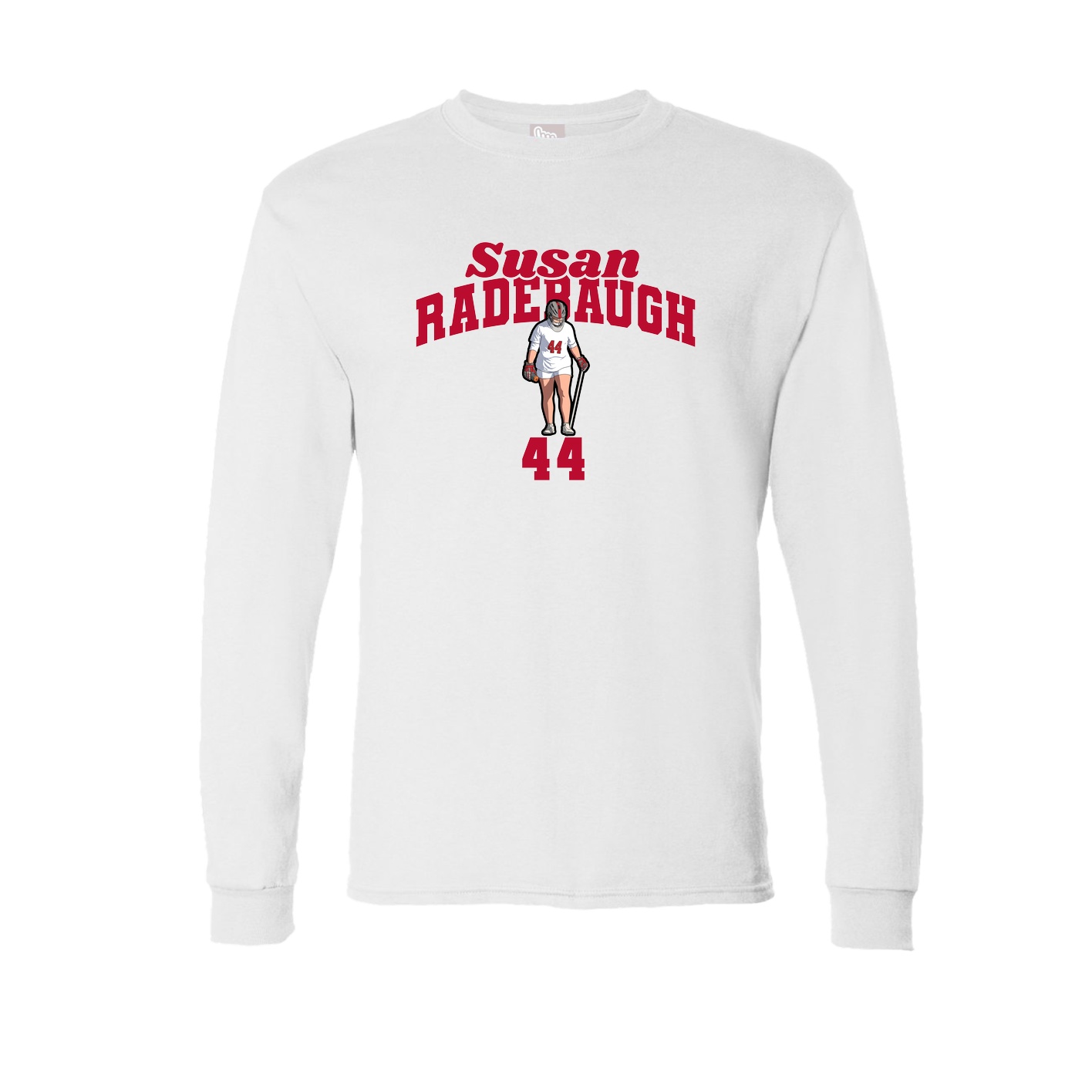Long Sleeve Tee — Signature Arch in White