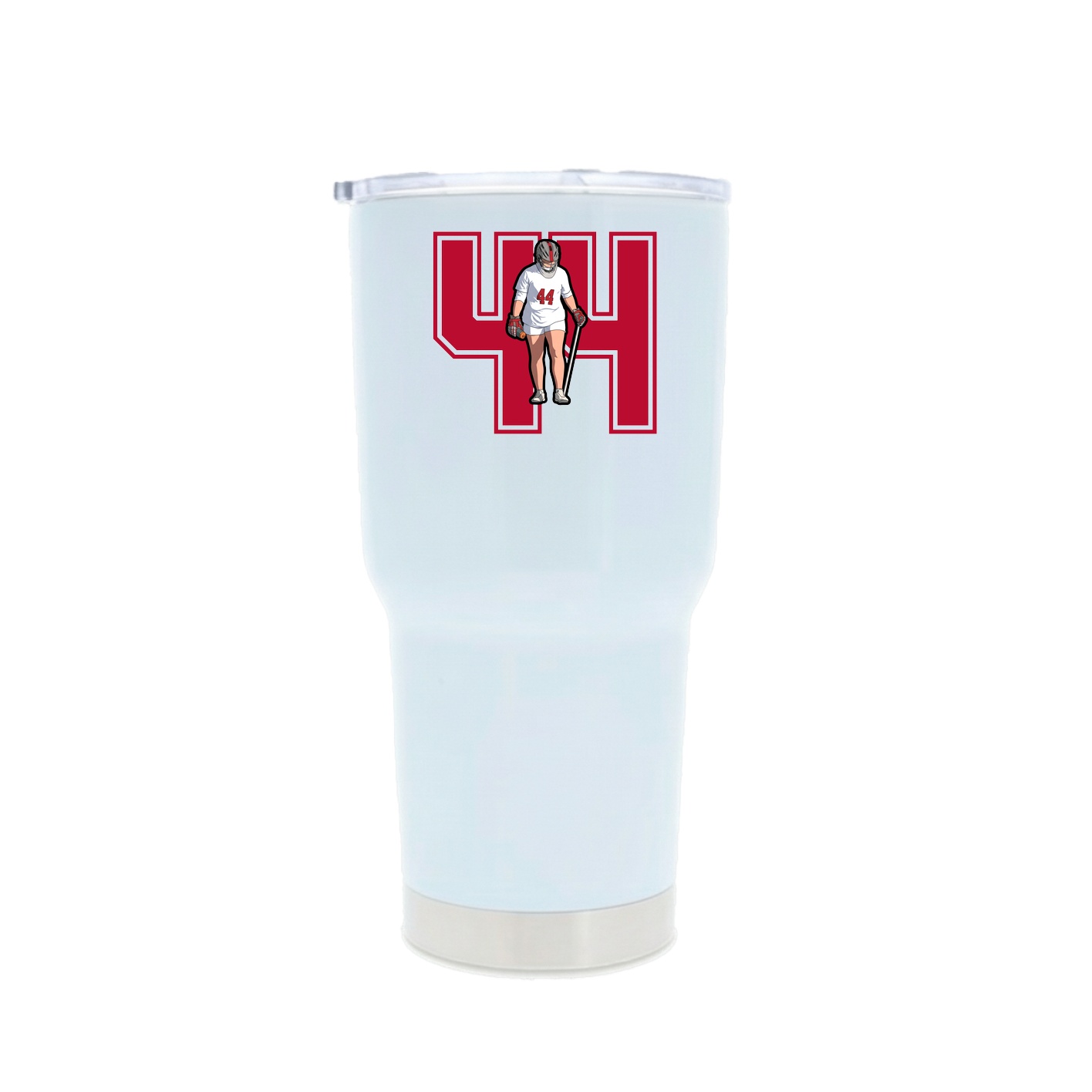 30oz Stainless Steel Tumbler — Number in White
