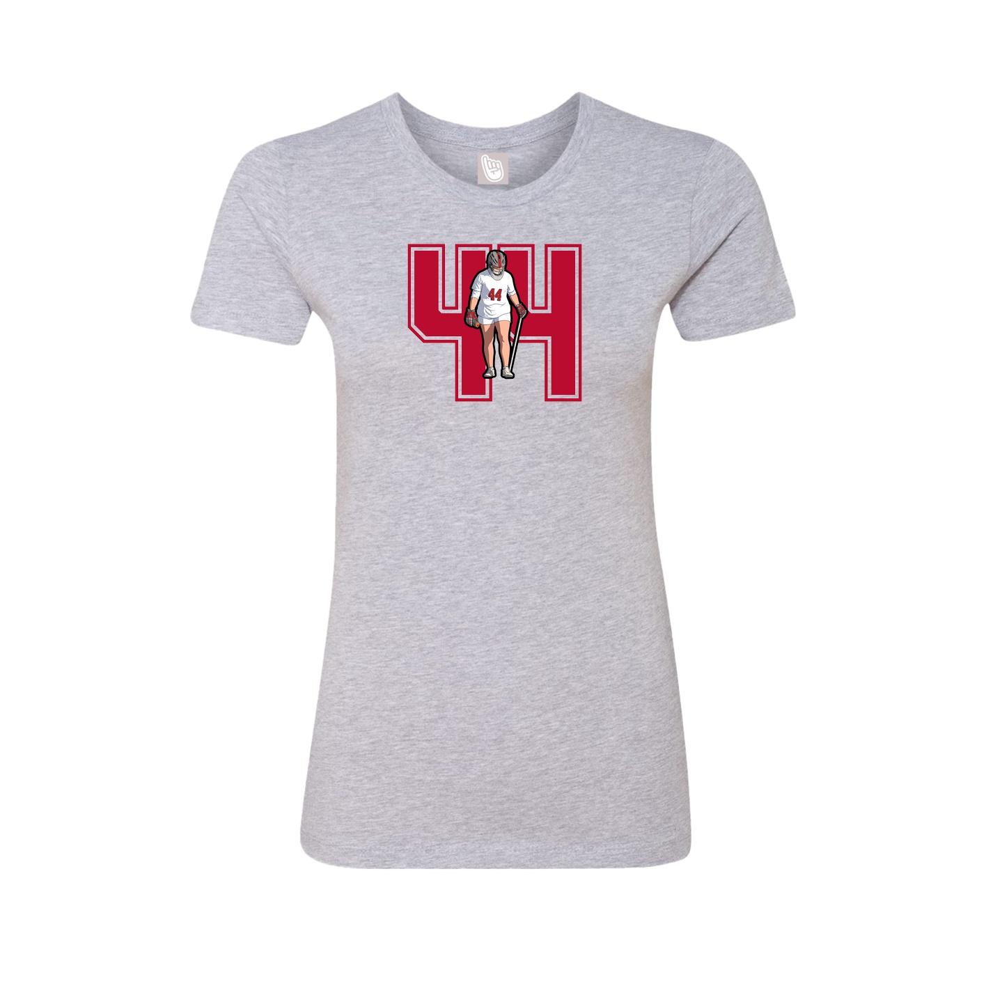 Womens Tee — Number in Grey