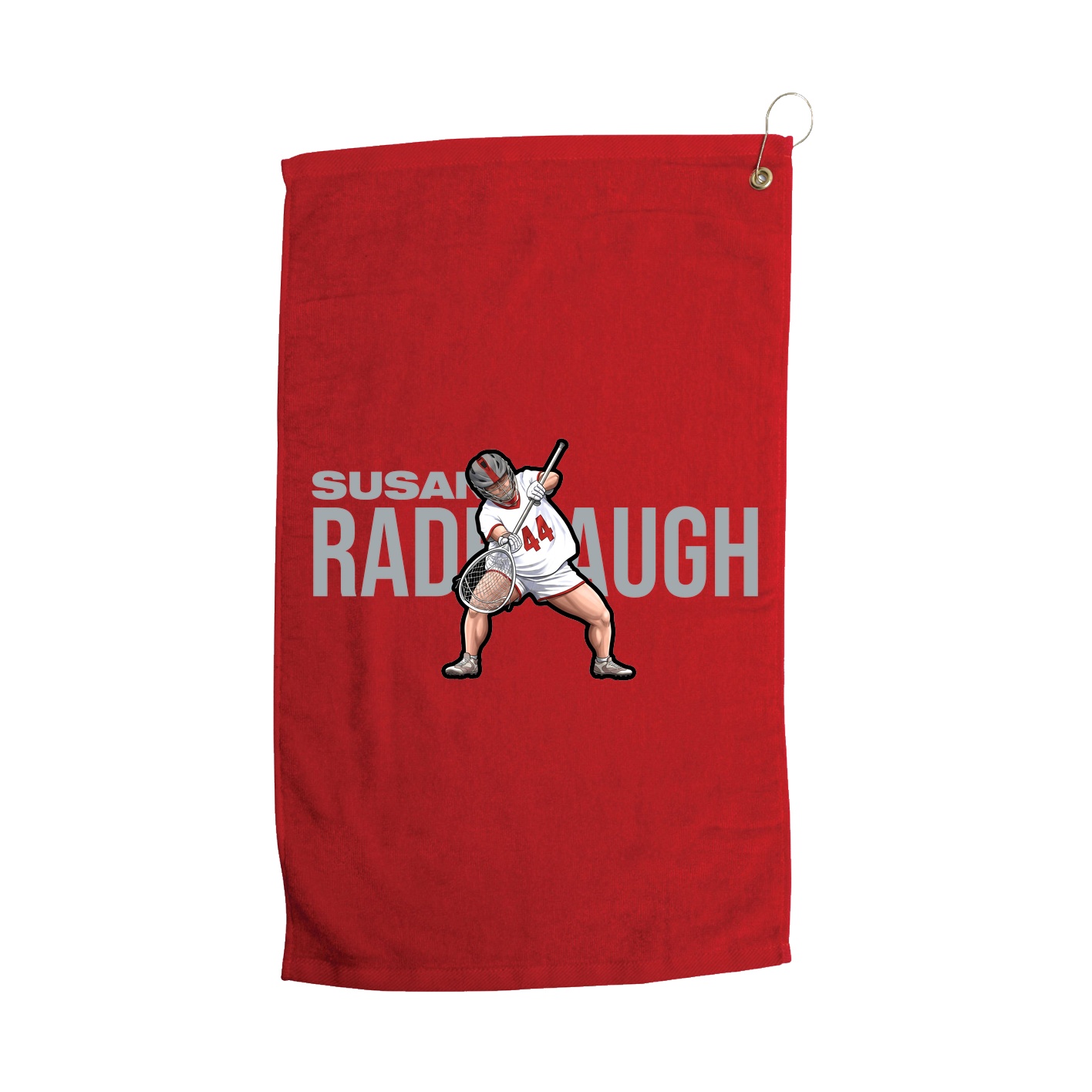 Golf Towel — Player Name in Red