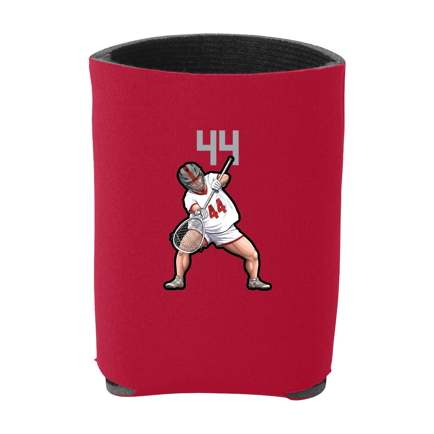 Can Holder — Number Top in Red