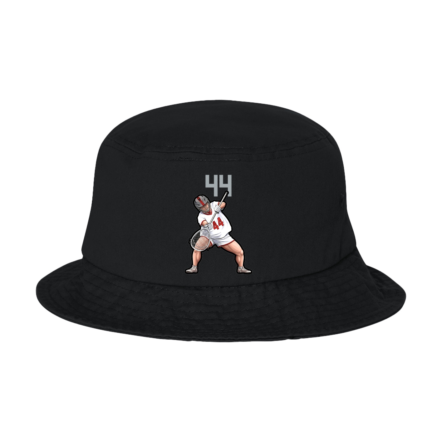 Bucket Cap — Number Top in Black