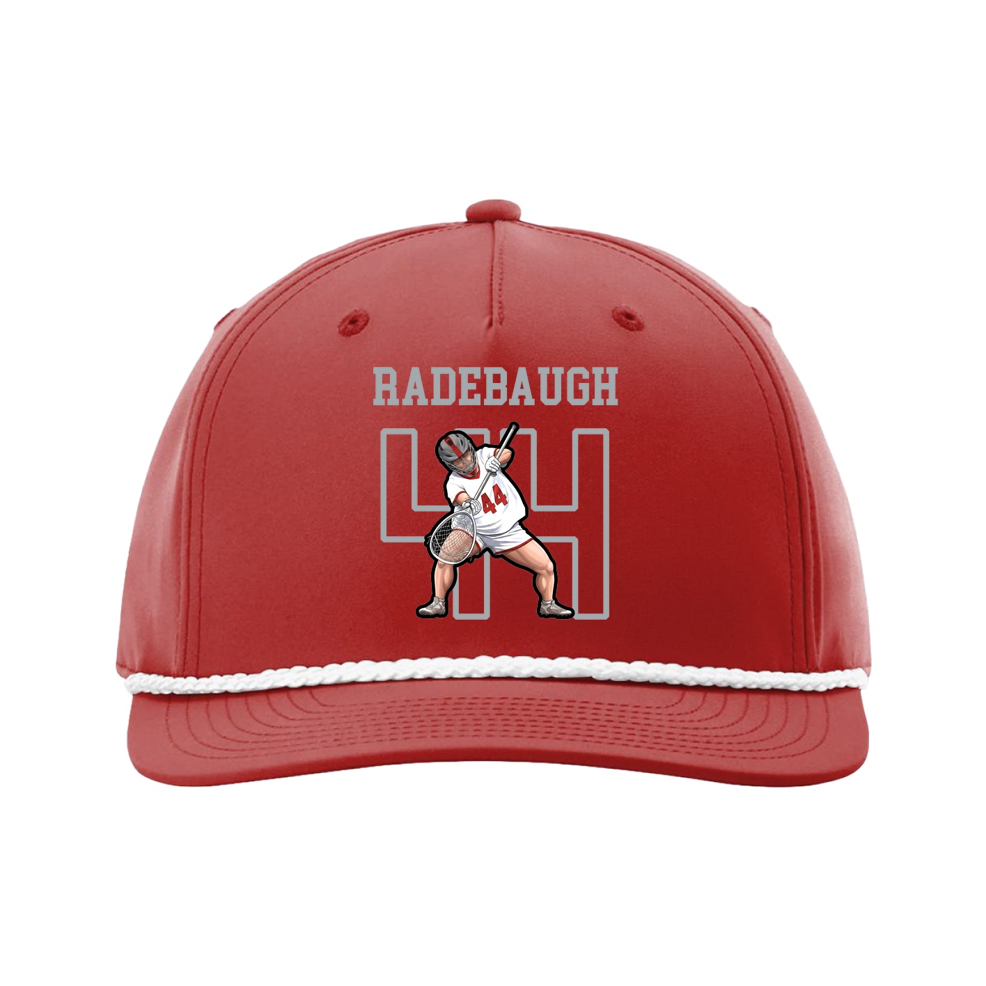 Five-Panel Classic Rope Cap — Shirsey in Red