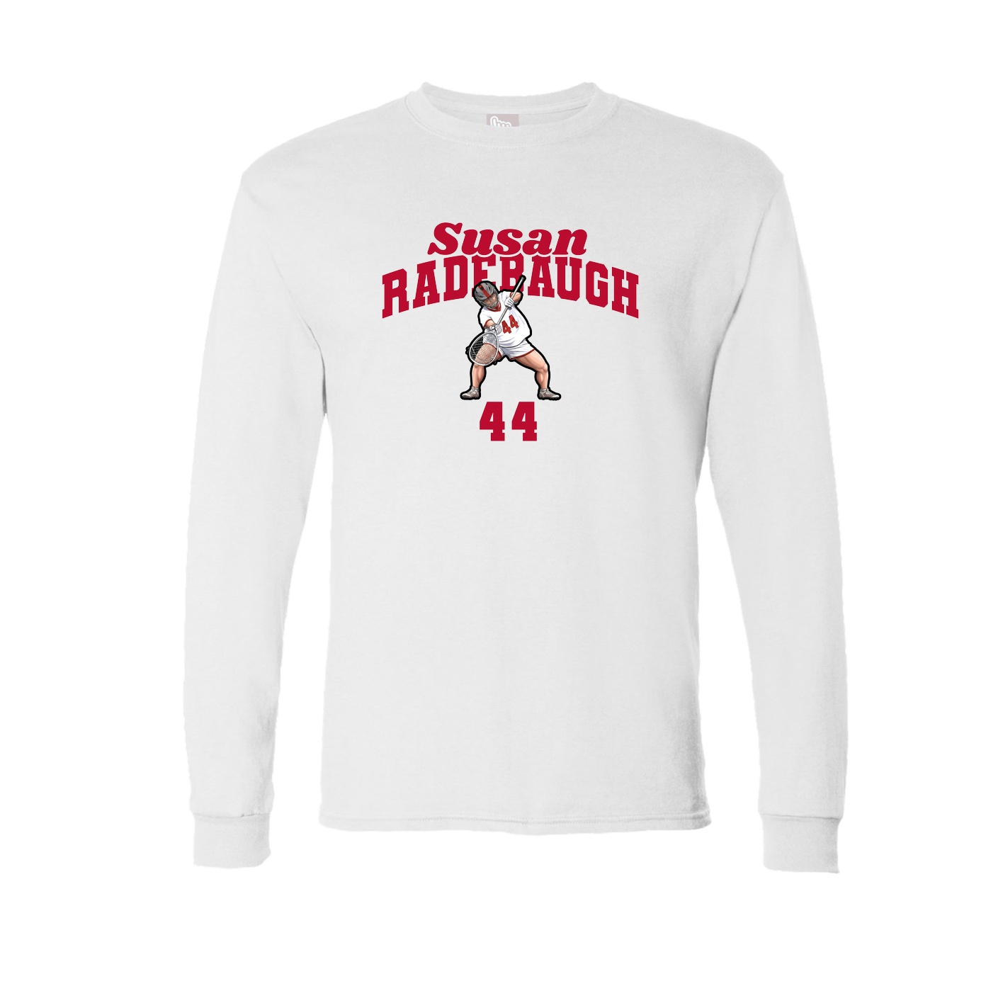 Long Sleeve Tee — Signature Arch in White