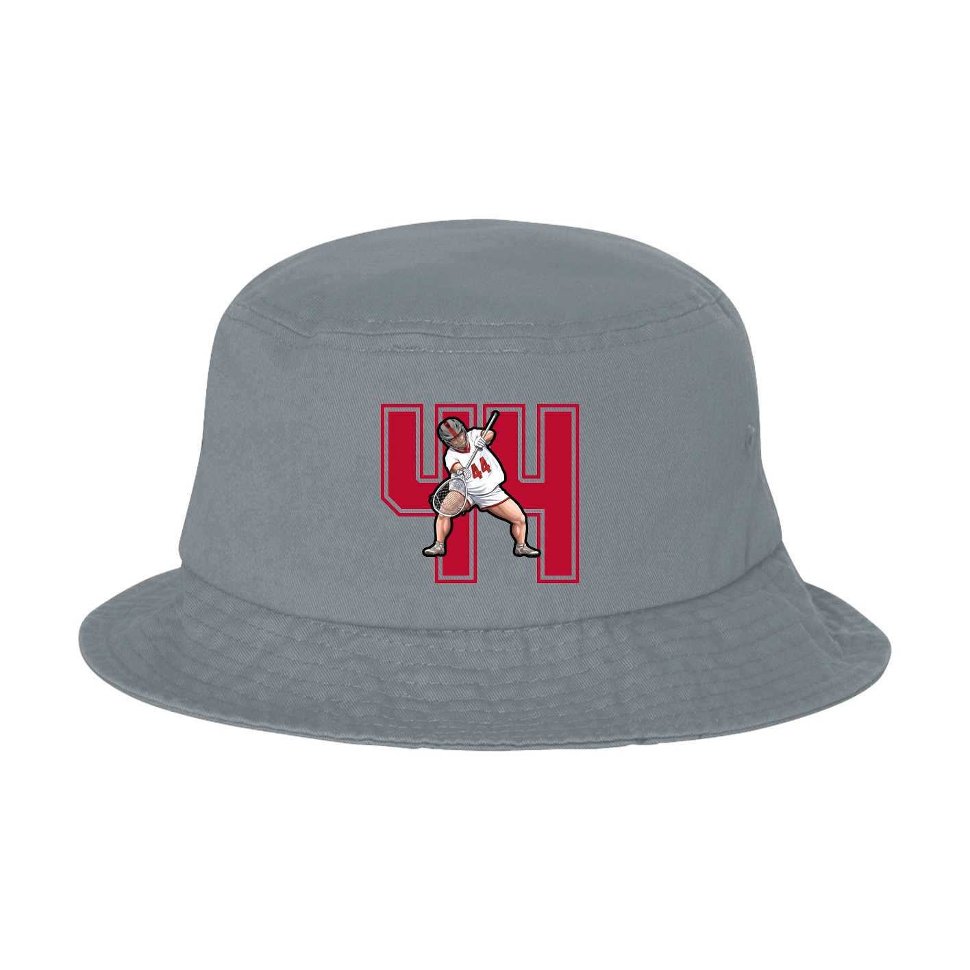 Bucket Cap — Number in Grey