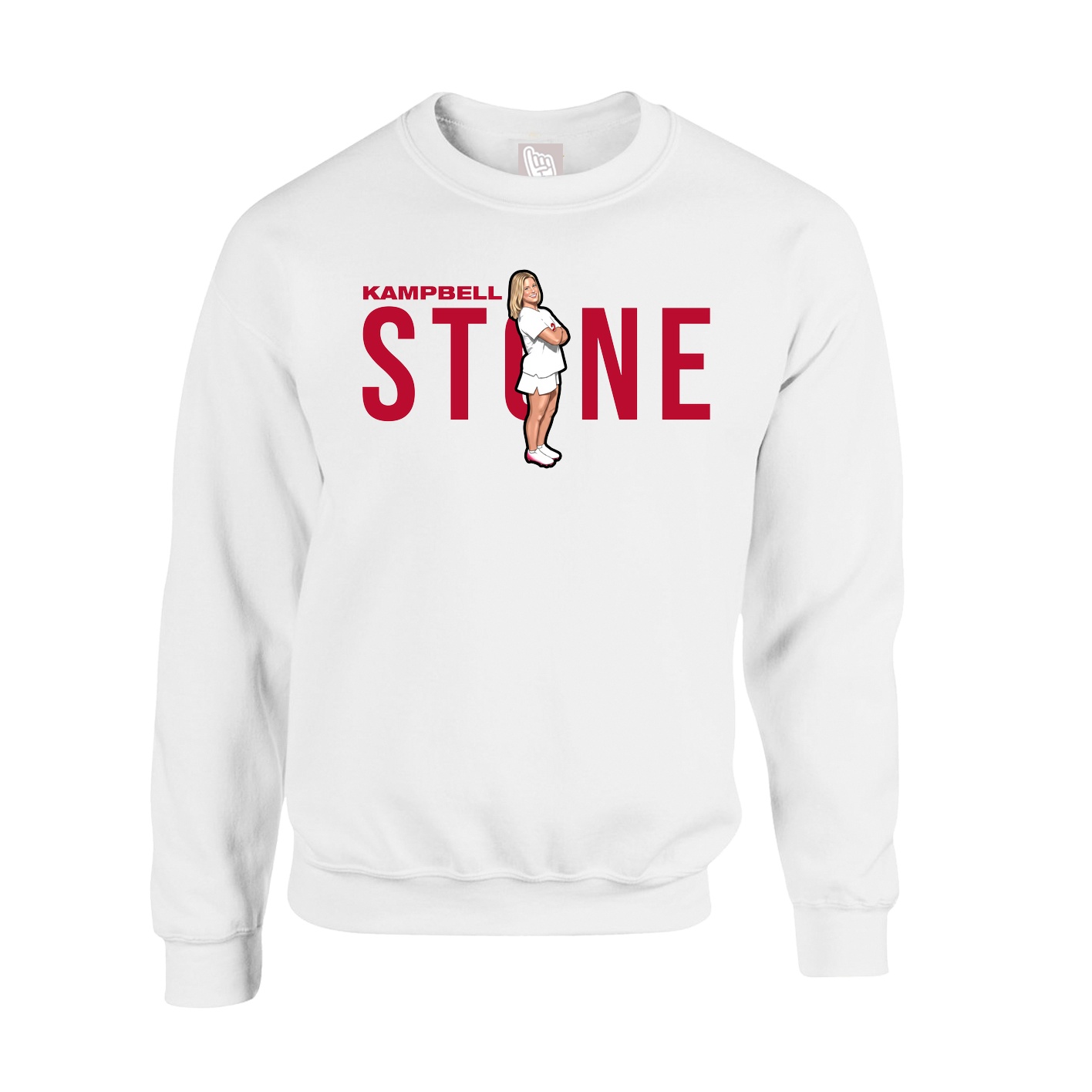 Fleece Crew — Player Name in White