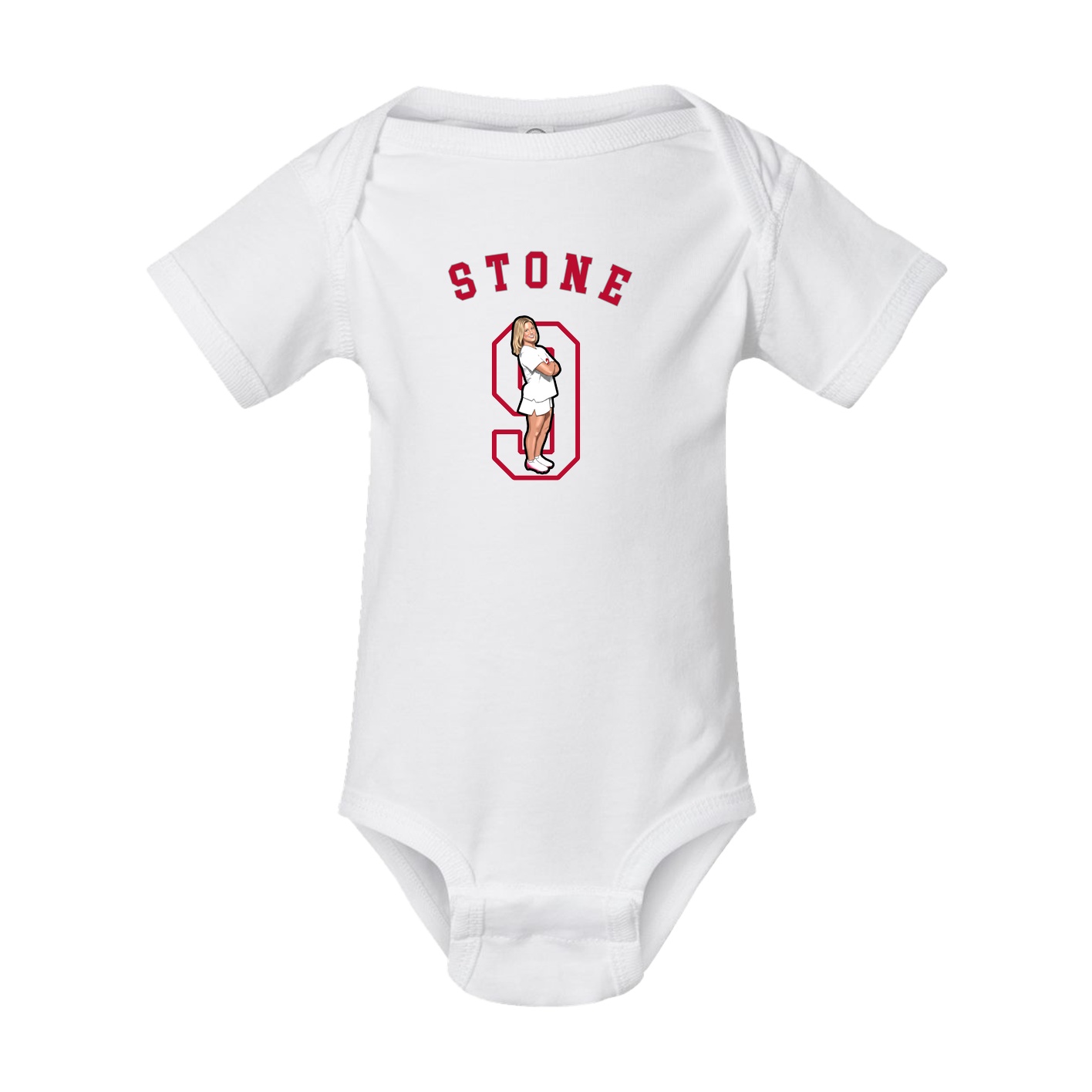 Baby Onesie — Shirsey Arch in White