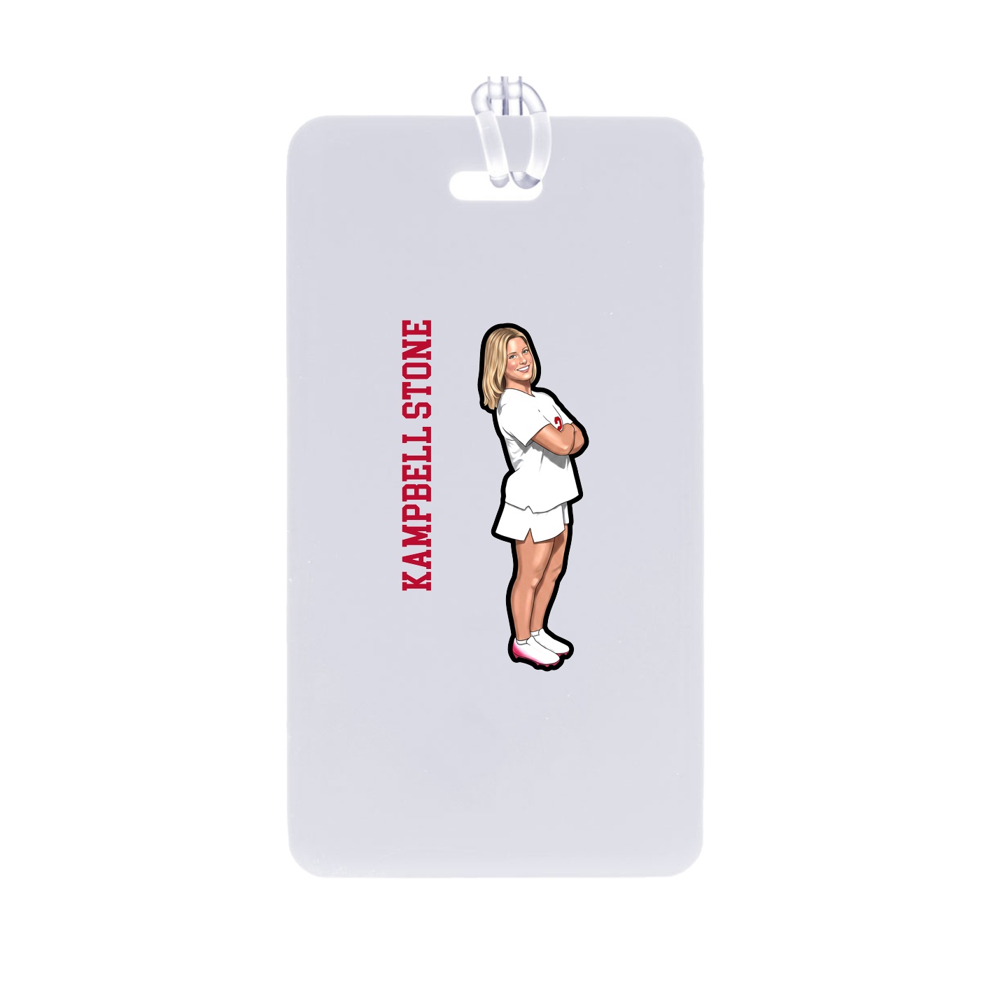 Bag Tag — Name Vertical in Classic