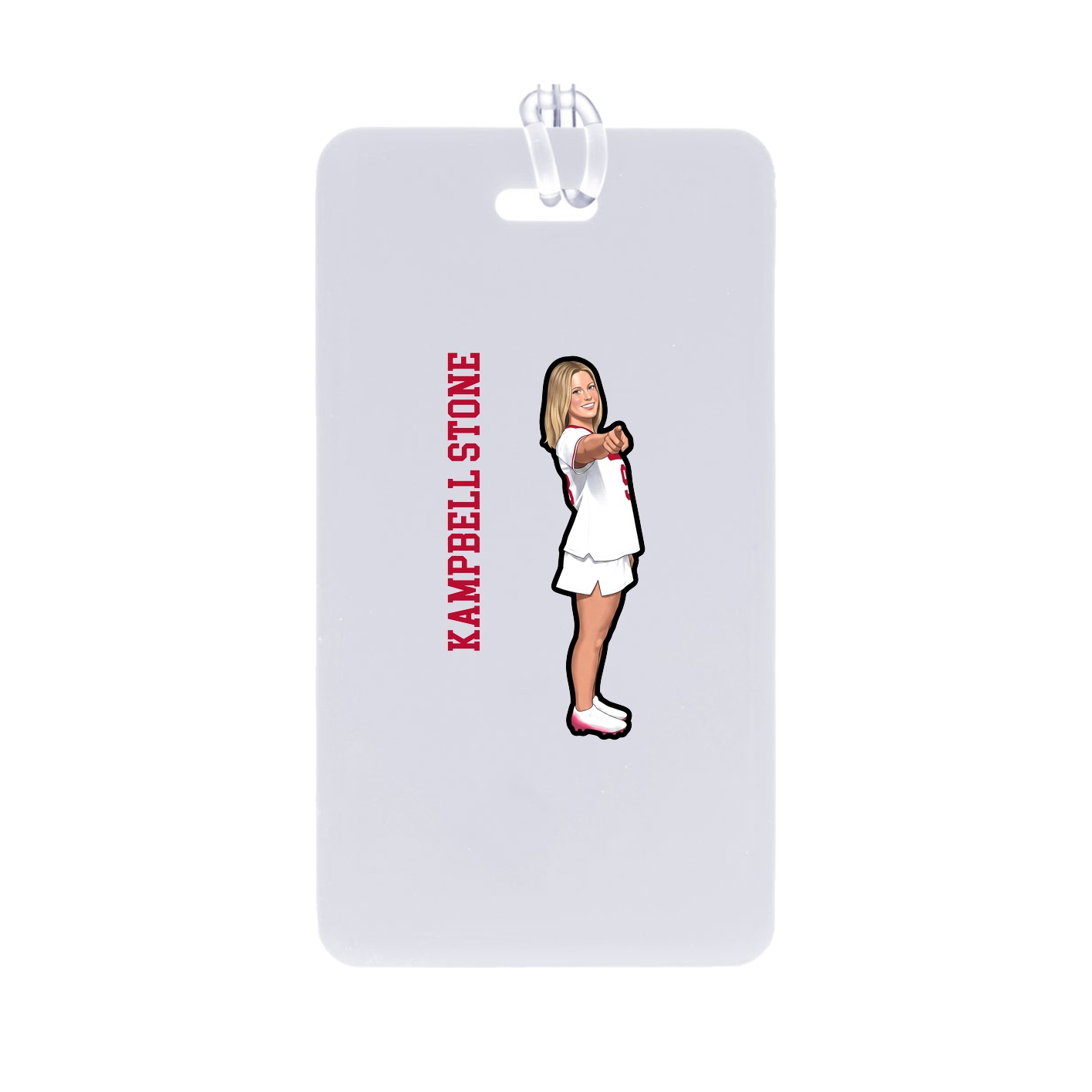 Bag Tag — Name Vertical in Classic