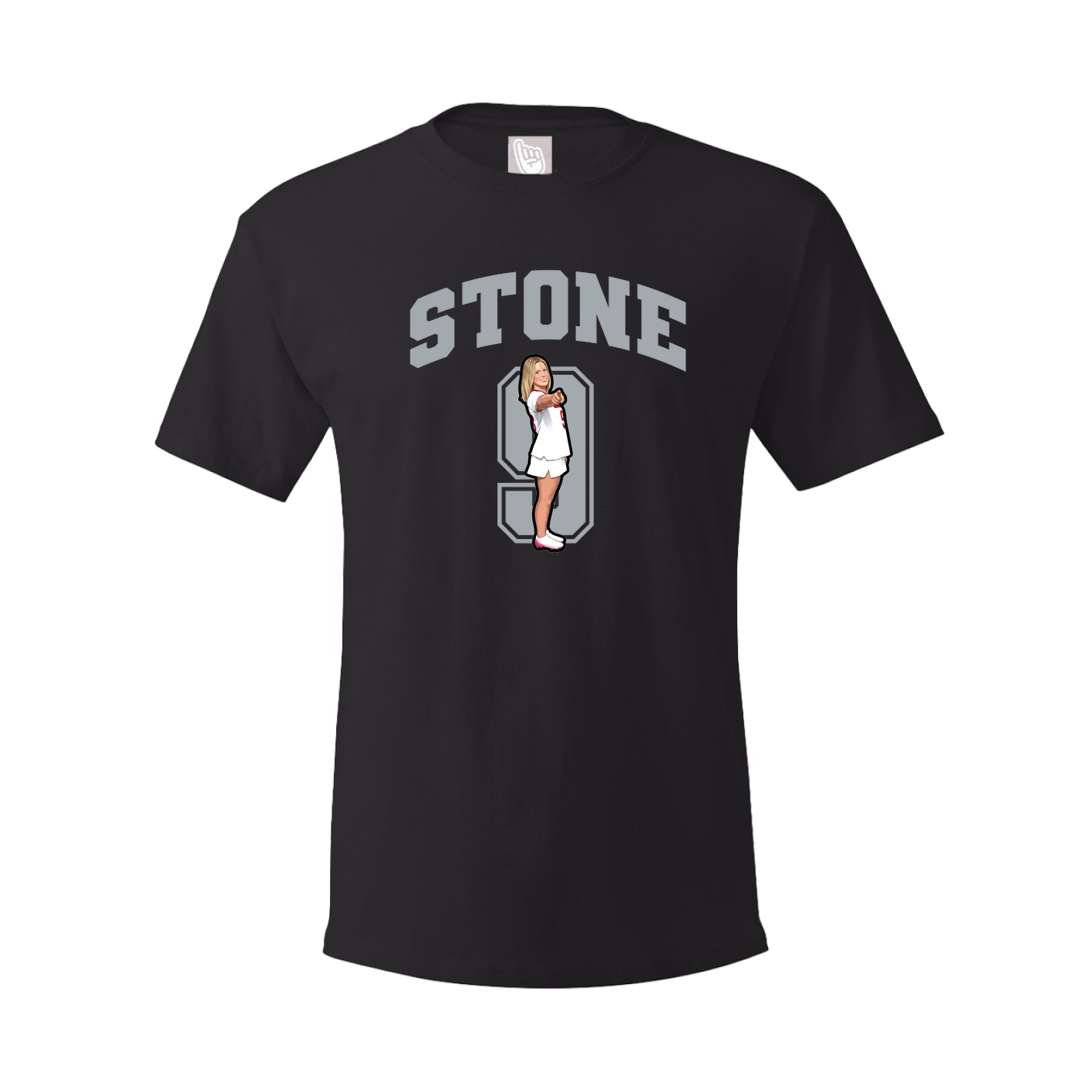 Youth Tee — Number in Black