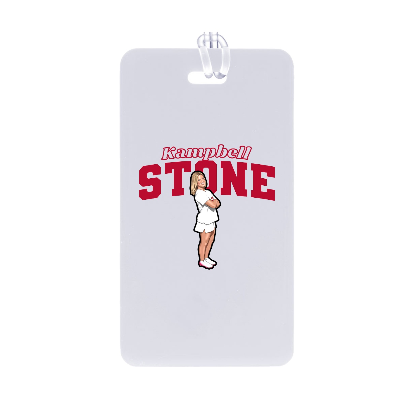 Bag Tag — Name Arch in Classic